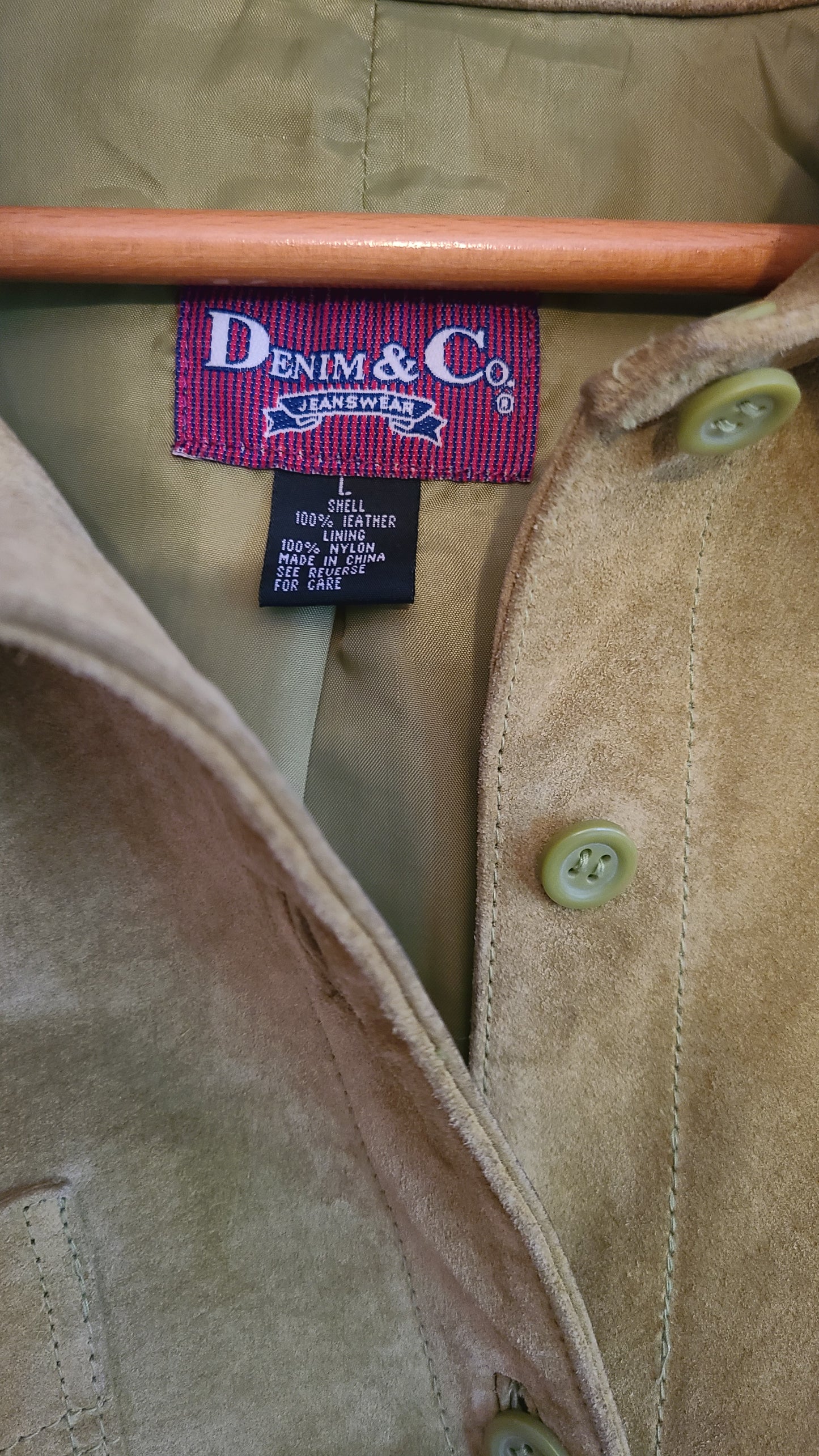 Vintage Denim and Co. Suede Shacket | Size Large