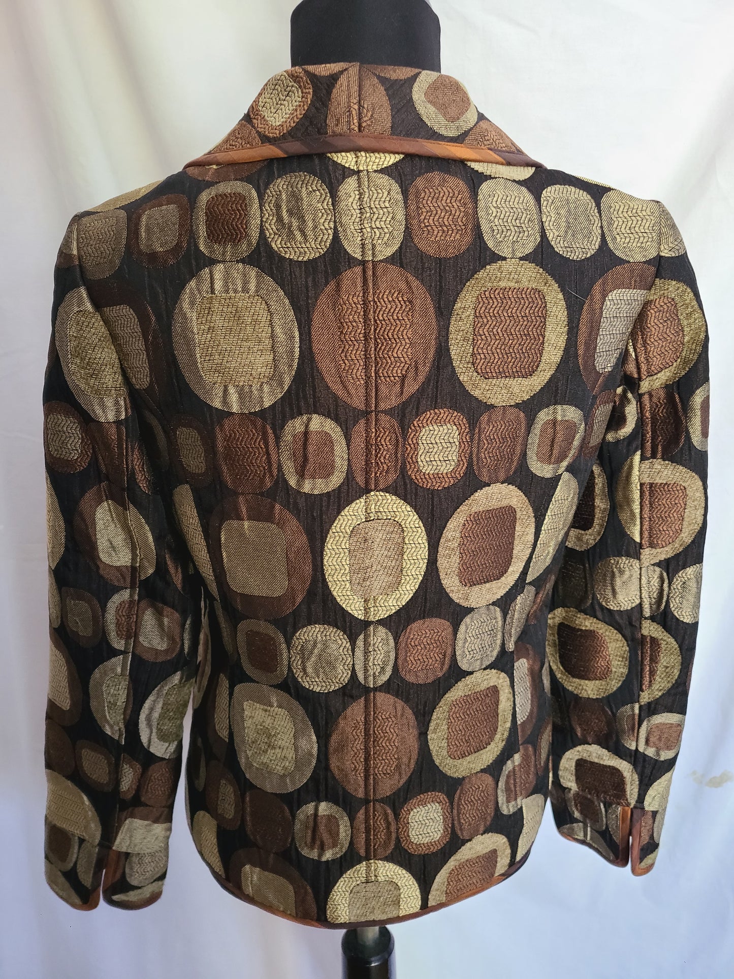 600 West Sixties Print Jacket - Size Small