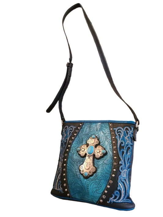 American Bling Western Chic Vegan Leather Handbag