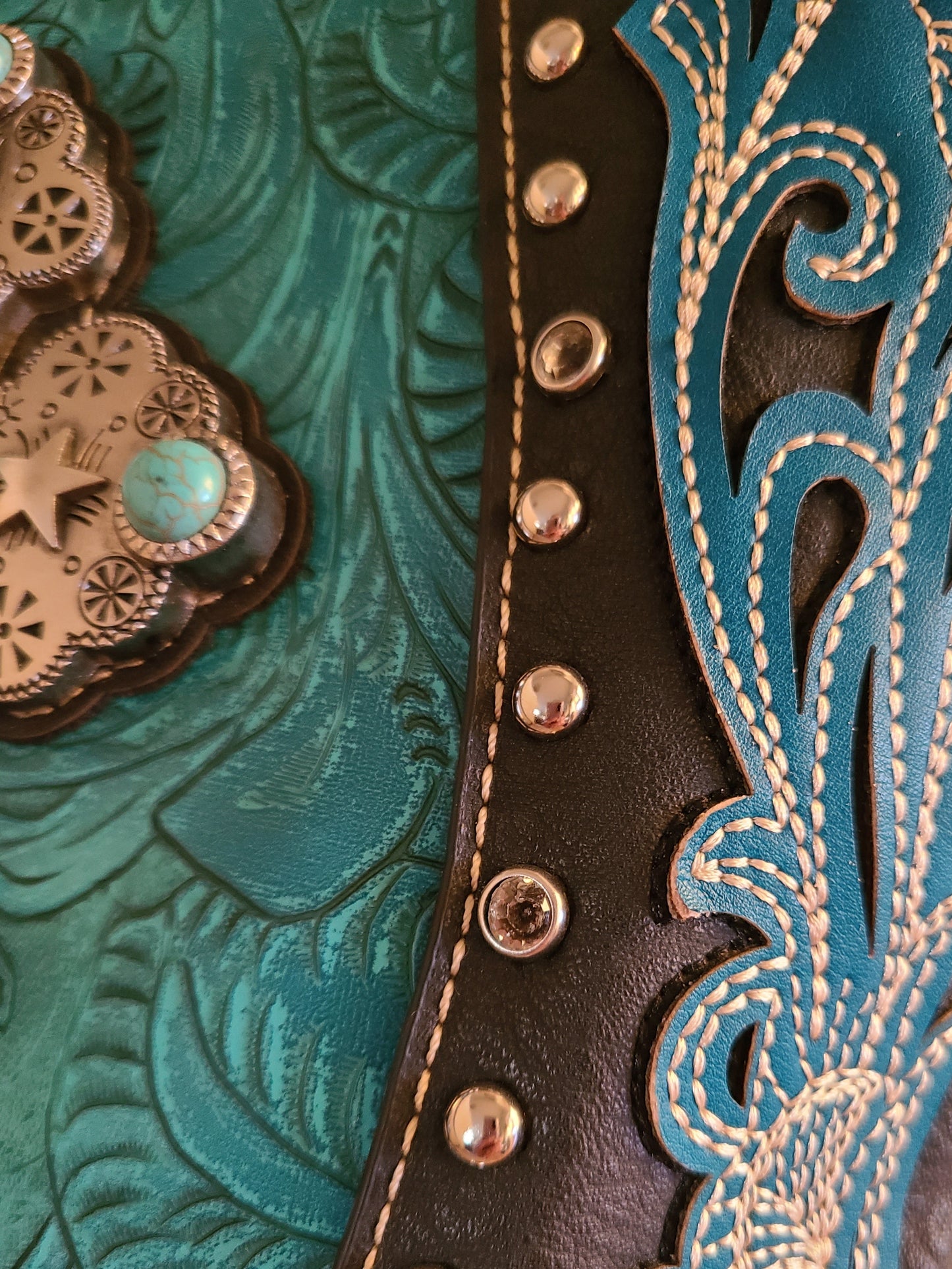 American Bling Western Chic Vegan Leather Handbag