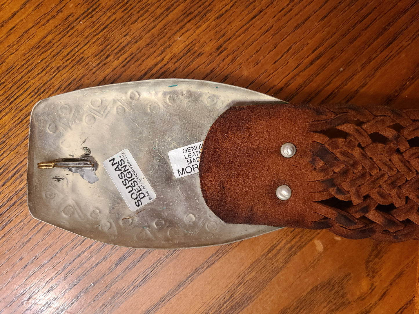 Soussan Designs Western Core Woven Leather Belt