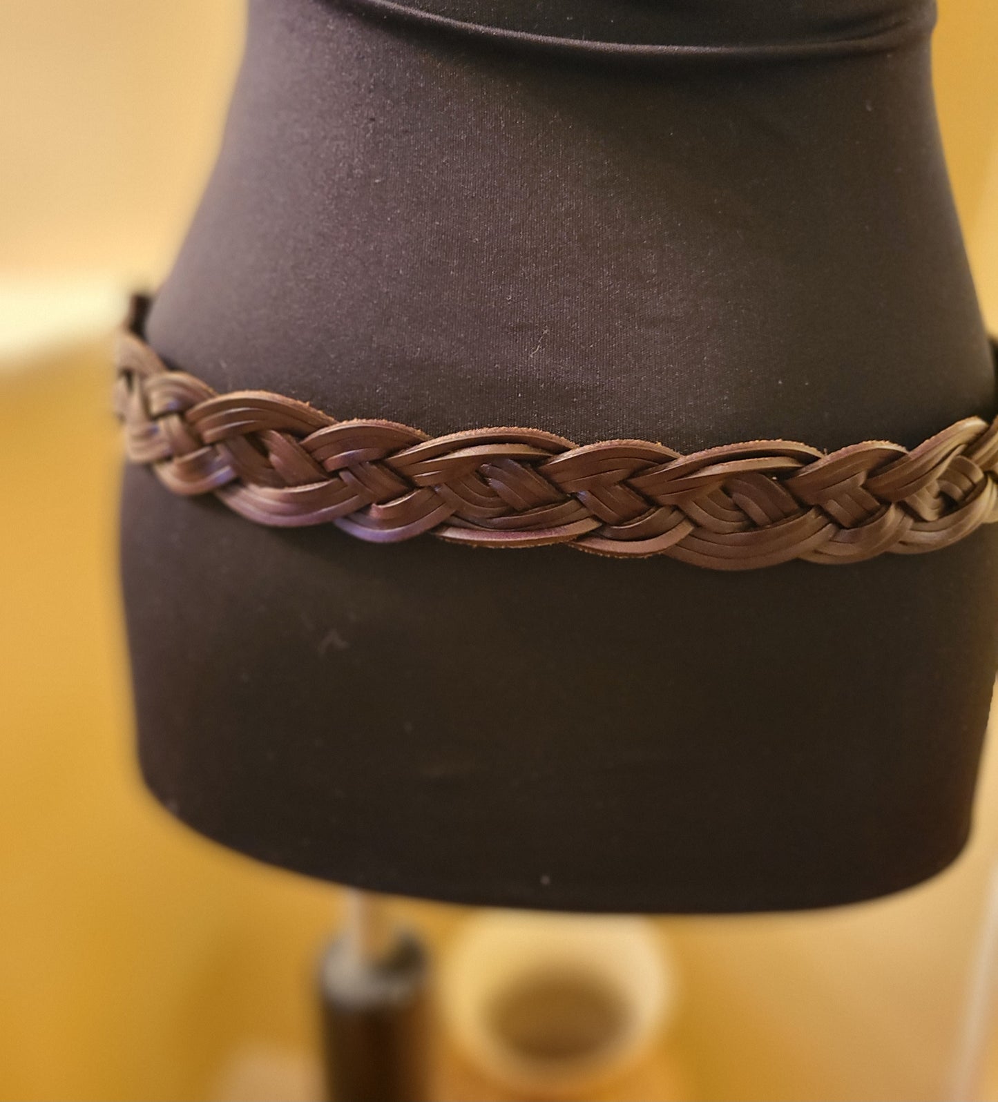 Vintage Brighton Brown Leather Belt - Size 36