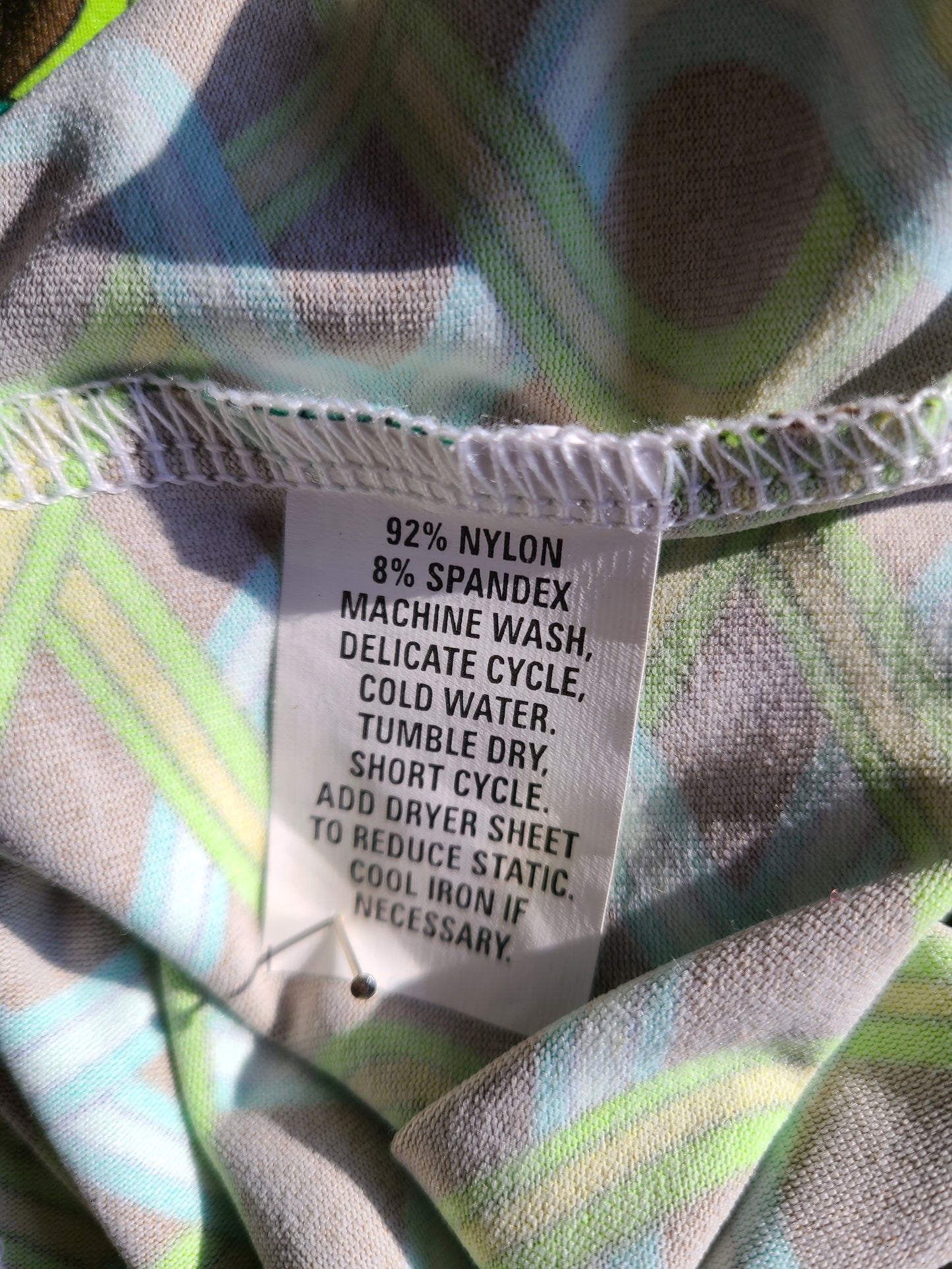 Vintage | Barbara Gerwit Mod Print Dress | Size Large