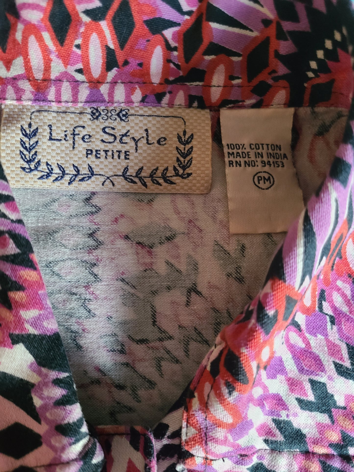 Lifestyle Brand  Psychedelic Print Jacket | Size PM
