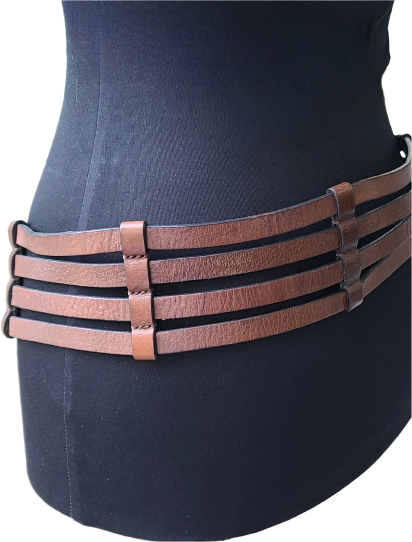 Banana Republic Brown Leather Hip Belt | Size Medium