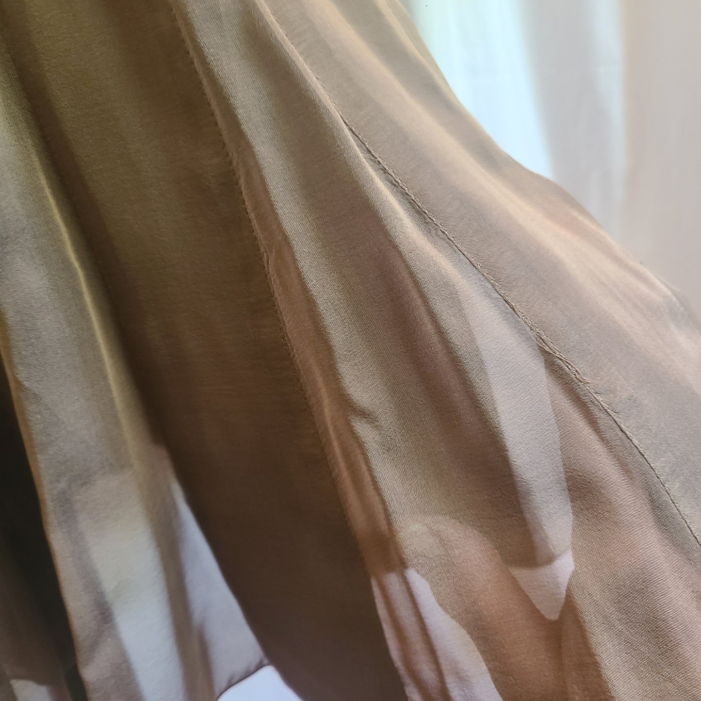 Carmen Marc Valvo Collection Silk Pleated Skirt | Waist 28"