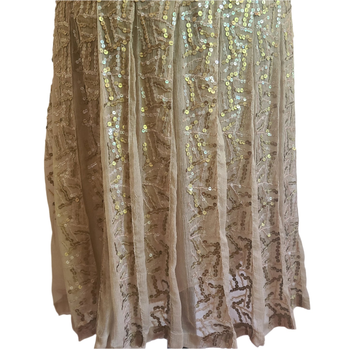 MaxMara Embellished Sequin Skirt | Waist 30"