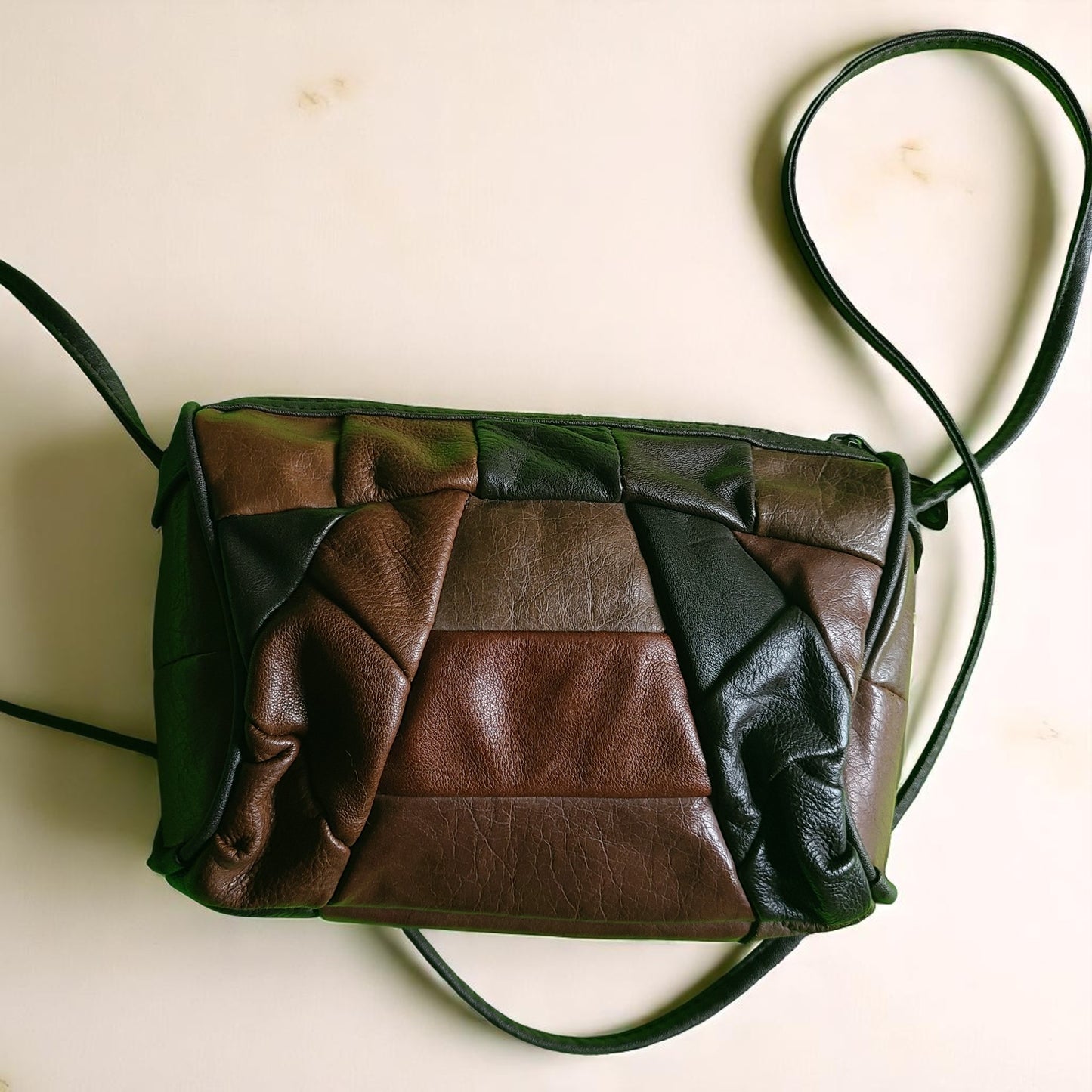 Mitzi Leather Patchwork Cross Body Bag