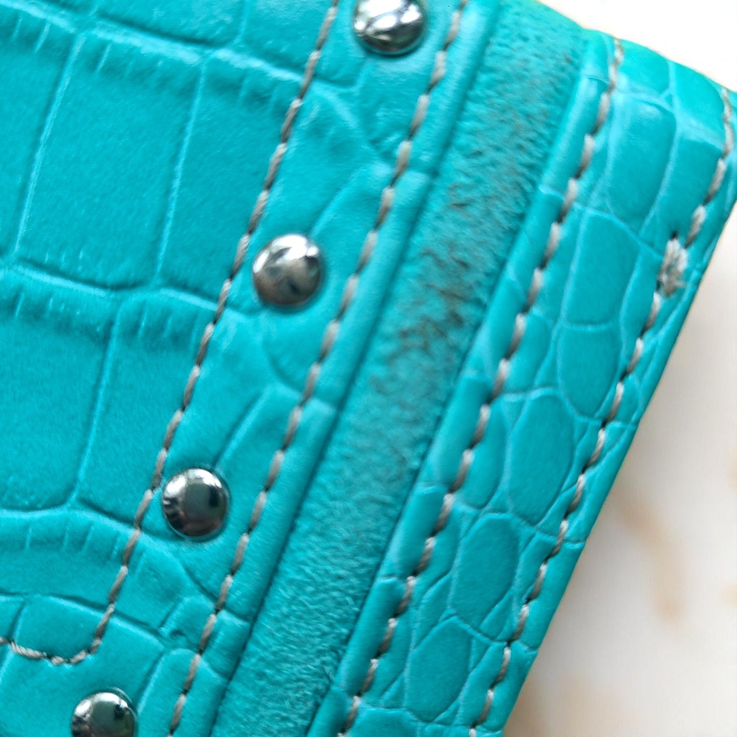 Nine West Turquoise Baguette Shoulder Bag & Accessories