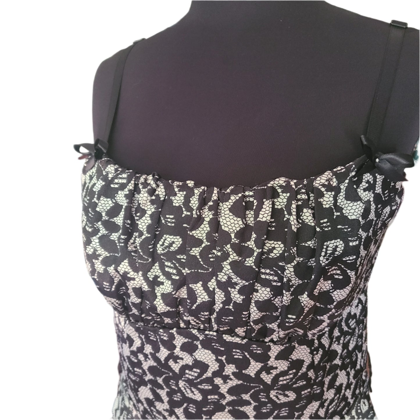 Dressbarn Collection Lace Pattern 90s Dress | Size S
