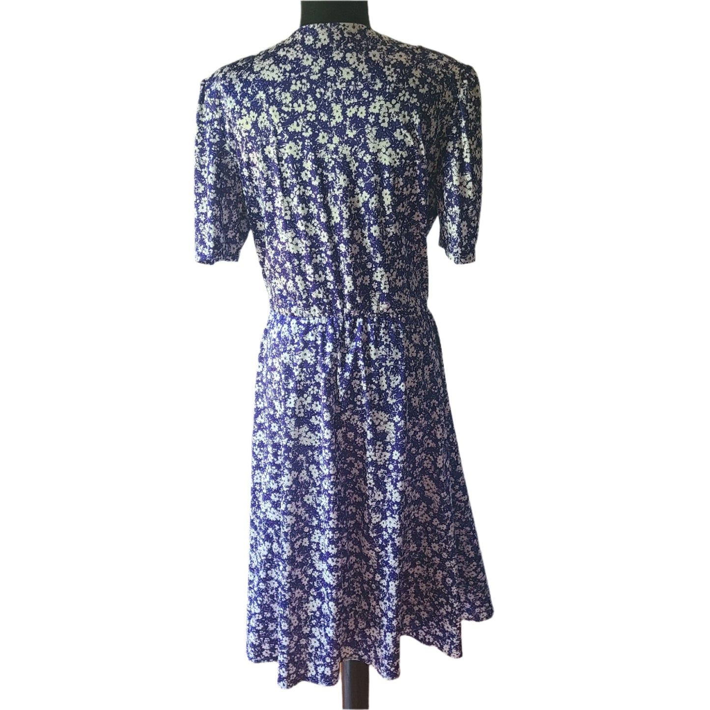 Whirlaway Frocks 80s Lace Collar Dress | Size 16