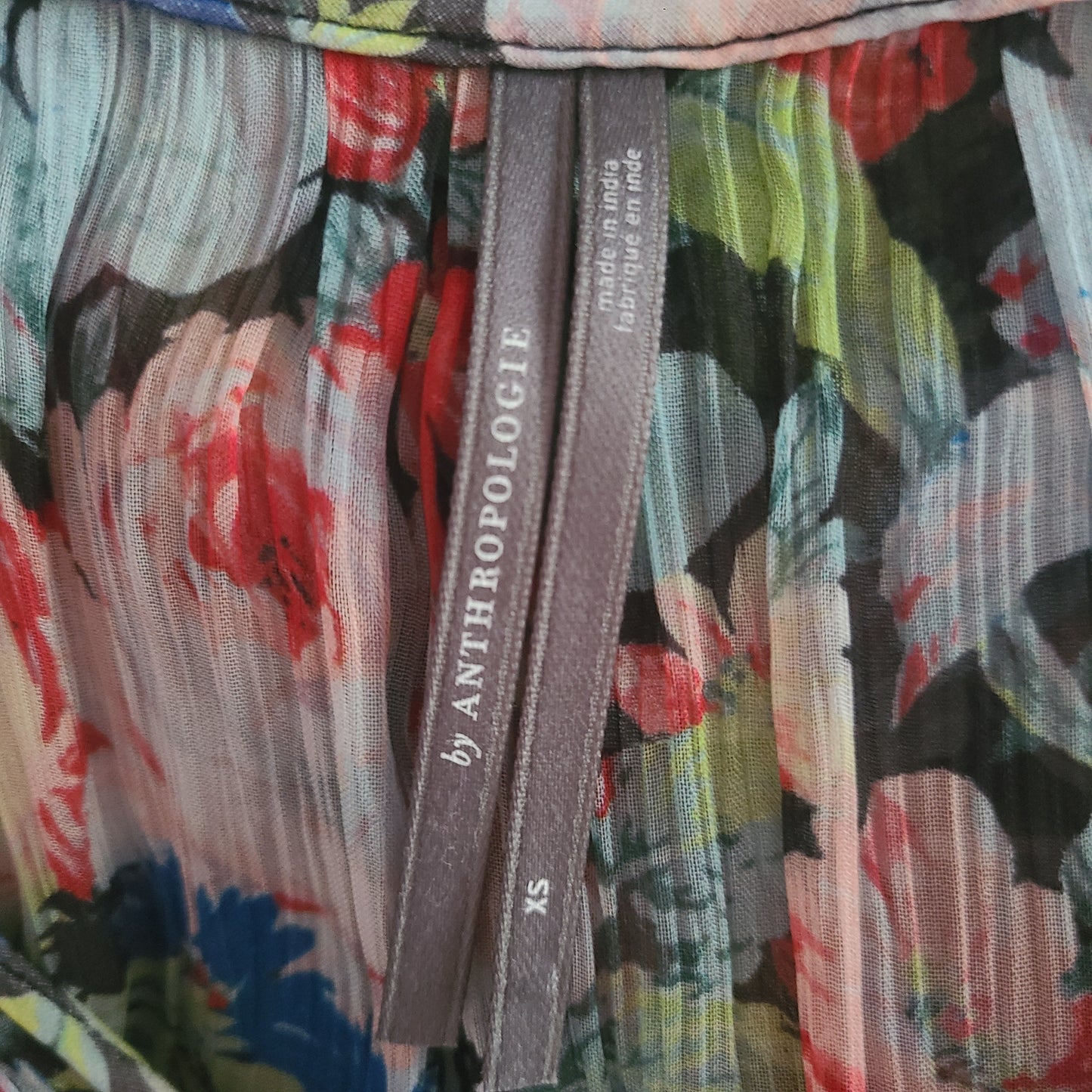 Anthropologie Bohemian Sheer Maxi Dress | Size M