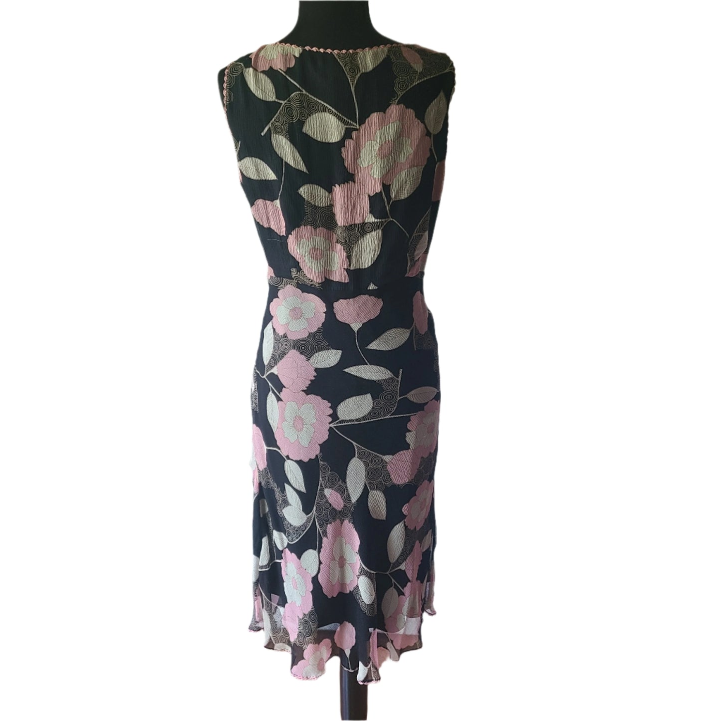 E.C.I. 100% Silk Slip Midi Dress | Size 10