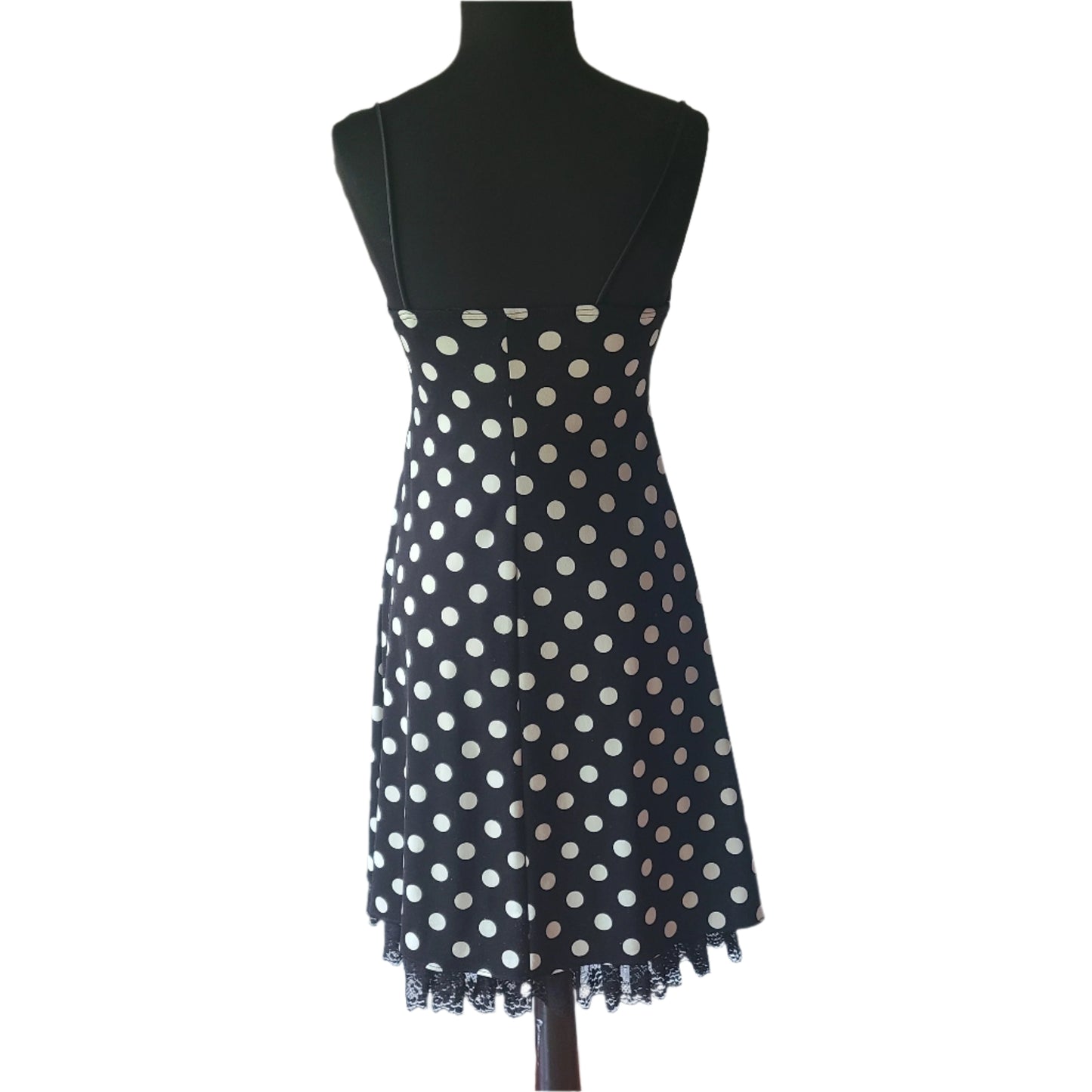 Blondie Nights 90s Polka Dot Mini Dress | Size Small