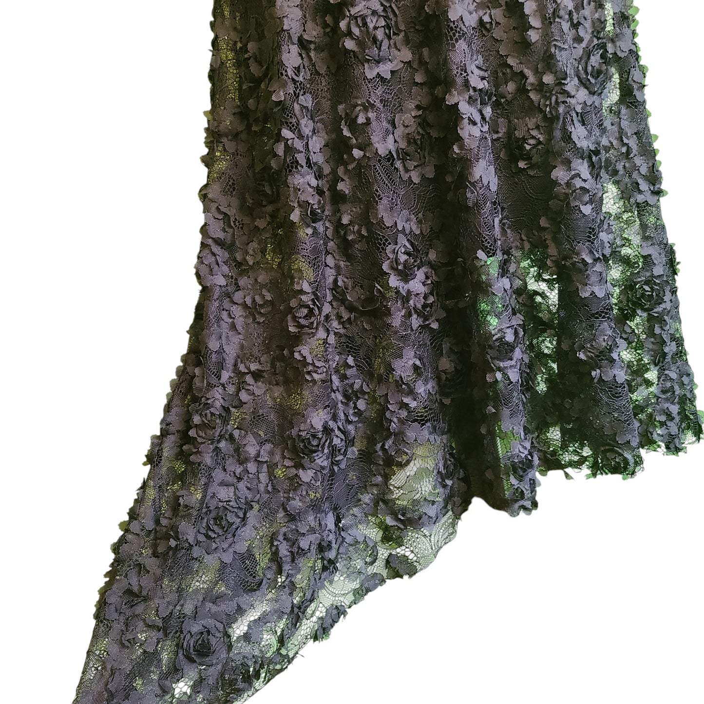XSCAPE Dimensional Floral Black Dress | Size 8
