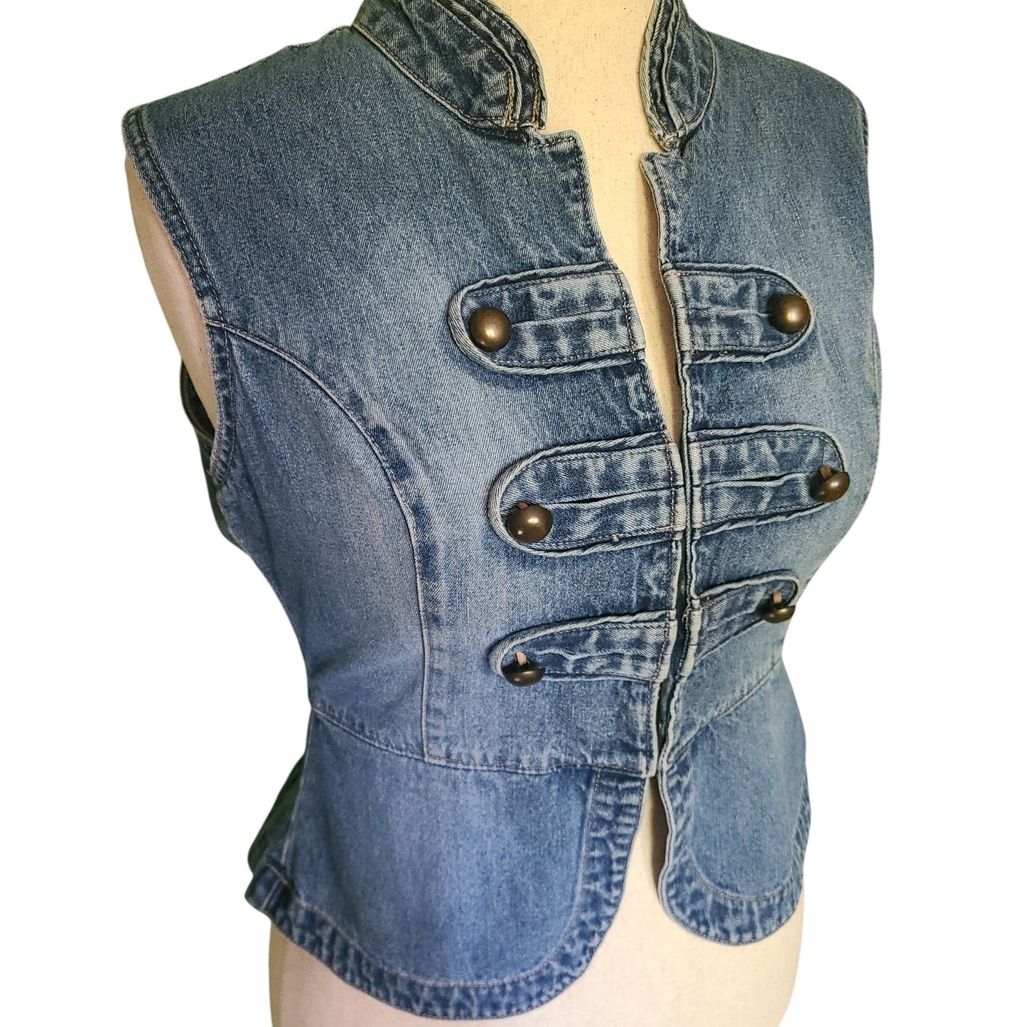 No Boundaries Denim Vest | Size M