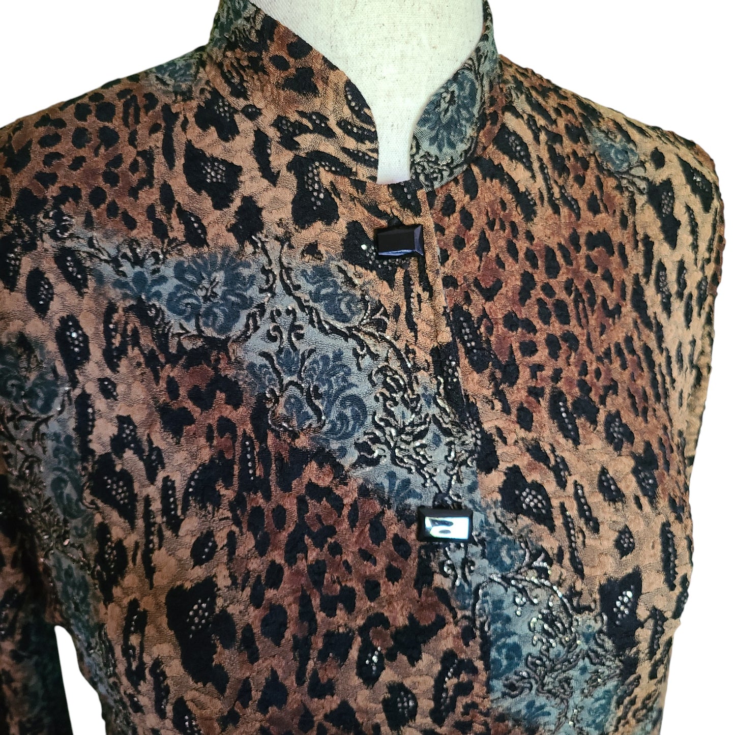 Ronnie Nicole 80's Nehru Jacket | Size 9
