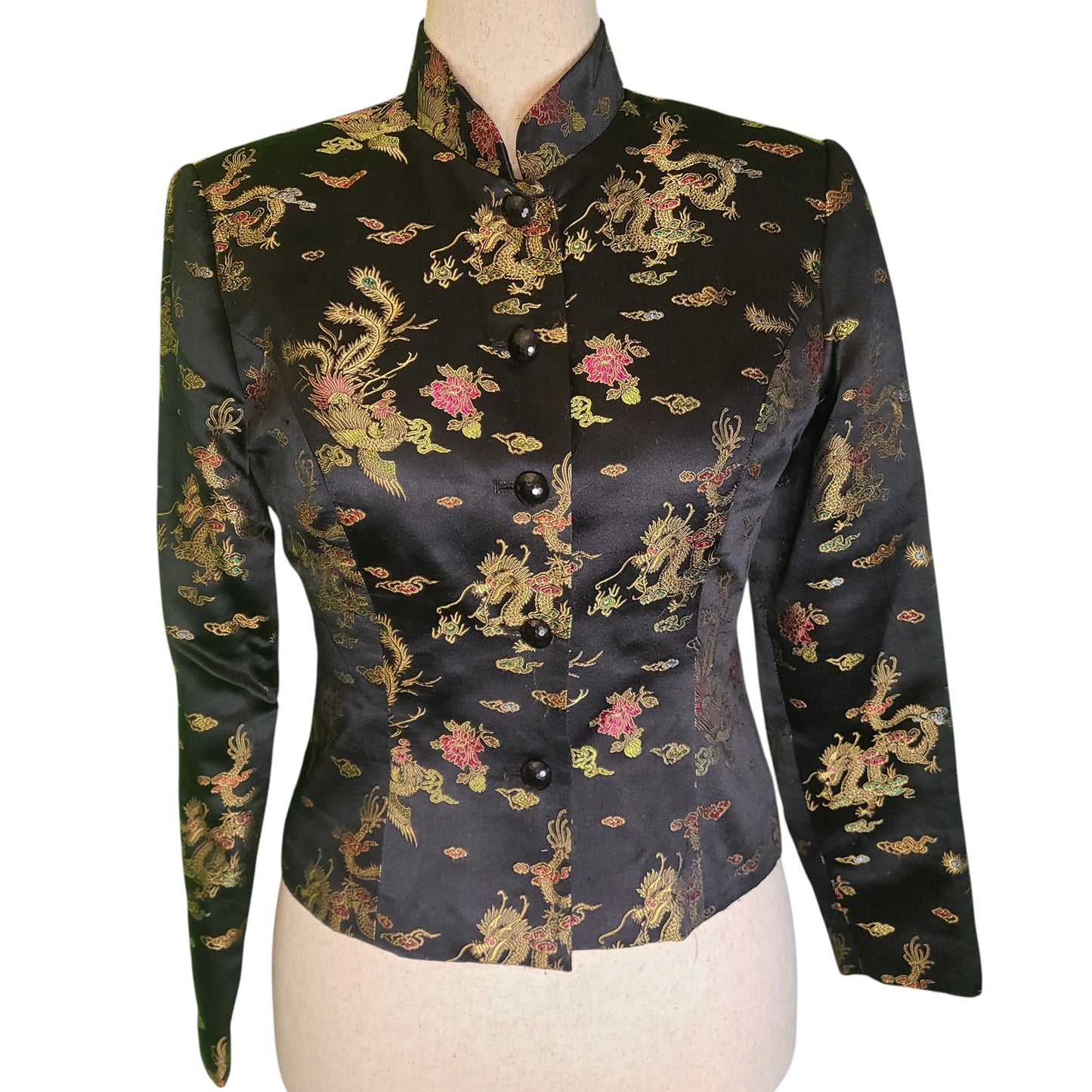 MSK 00'S Asian Vibes Silk Satin Jacket | Size Small