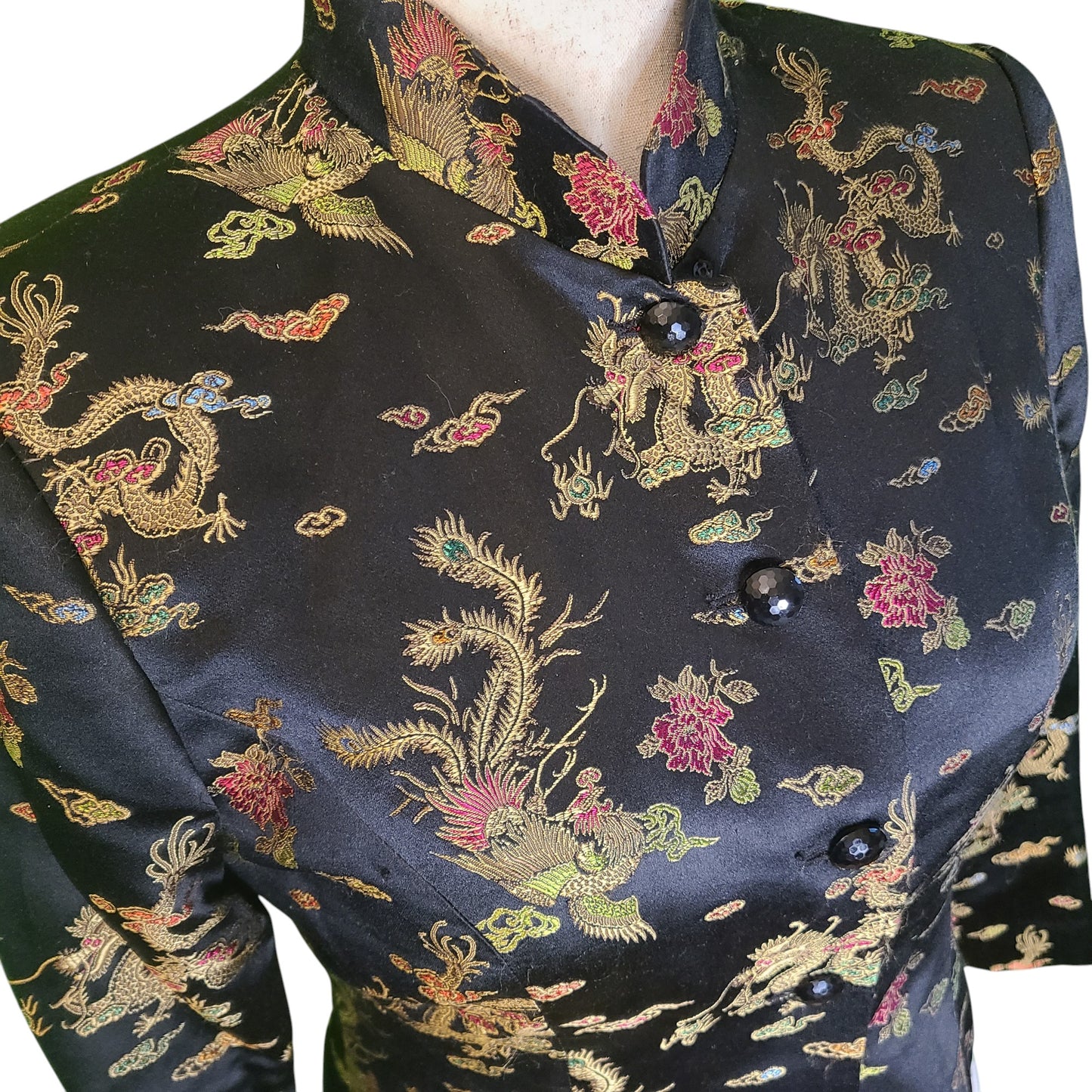 MSK 00'S Asian Vibes Silk Satin Jacket | Size Small