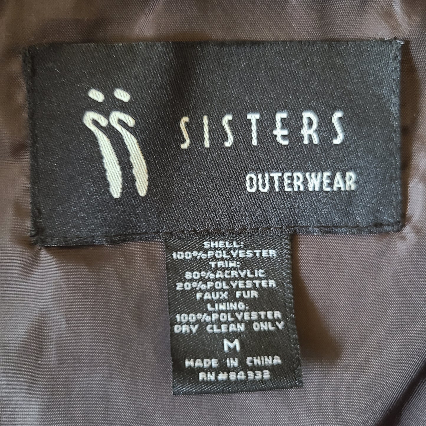 Sisters Outerwear Vest | Size Medium