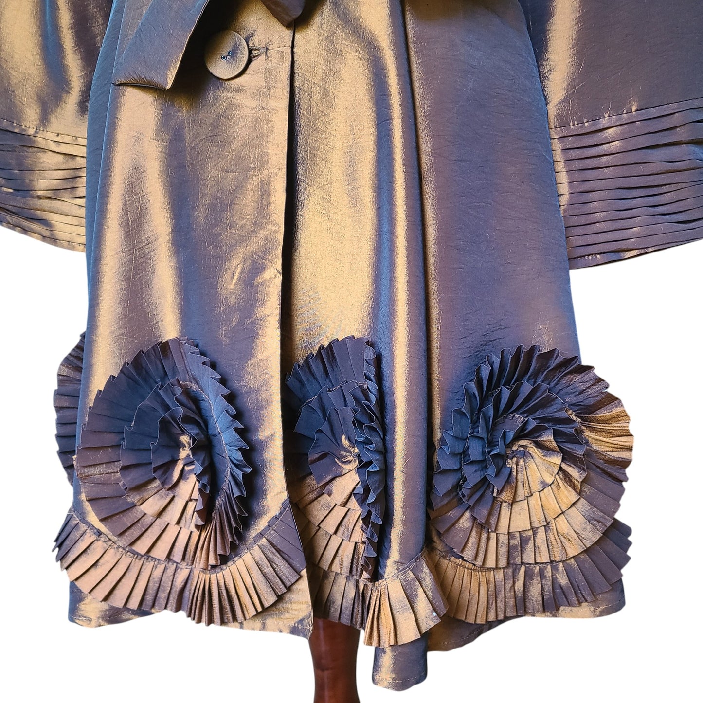 Jerry T 90s Iridescent Bronze Coat | Size Large