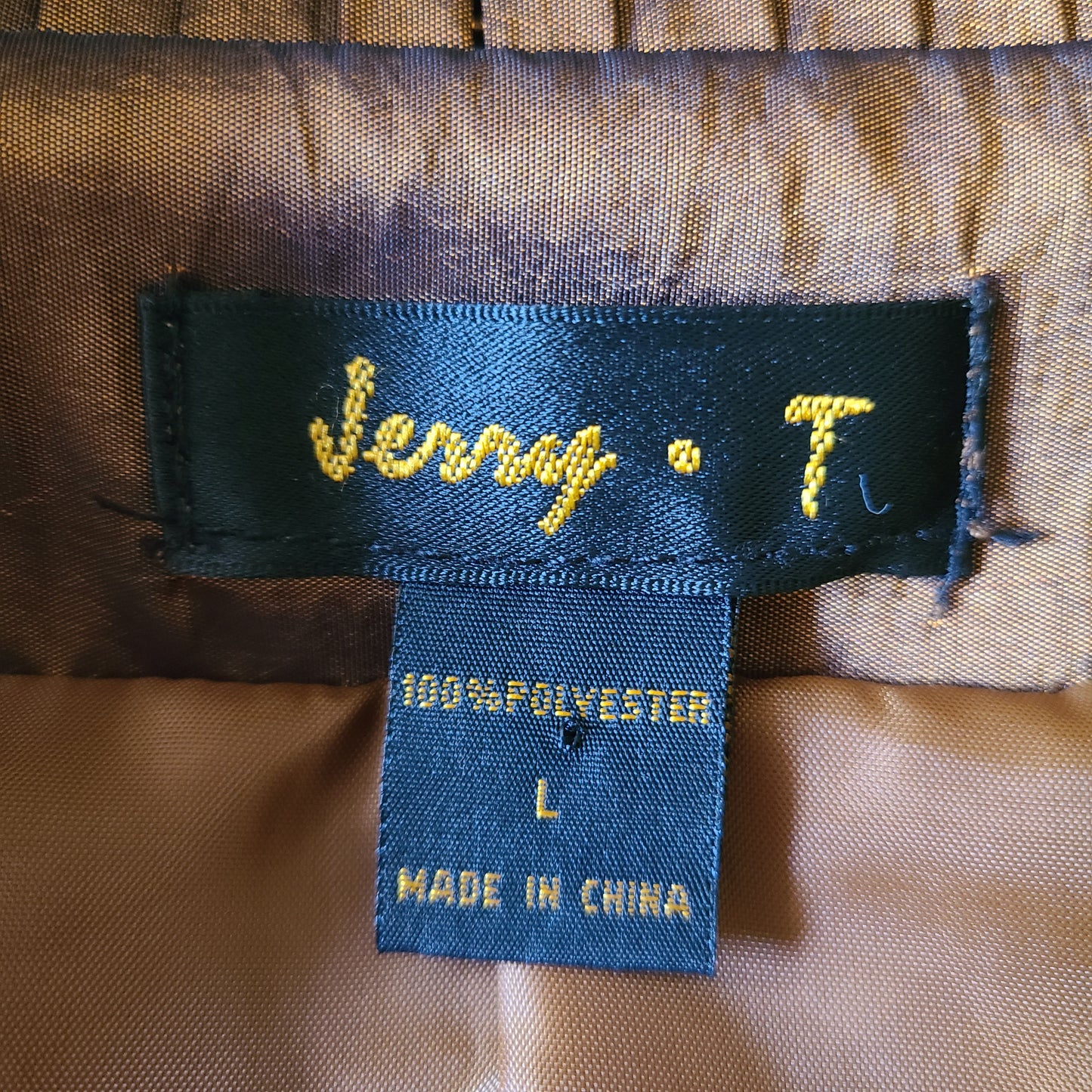 Jerry T 90s Iridescent Bronze Coat | Size Large