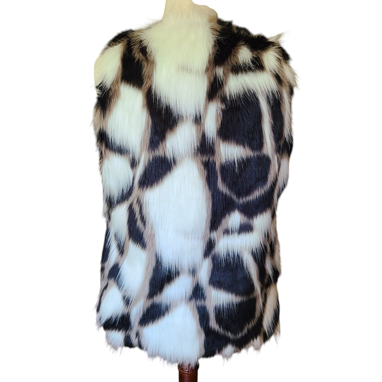 Hot & Delicious Faux Rabbit Fur Vest | Size Large