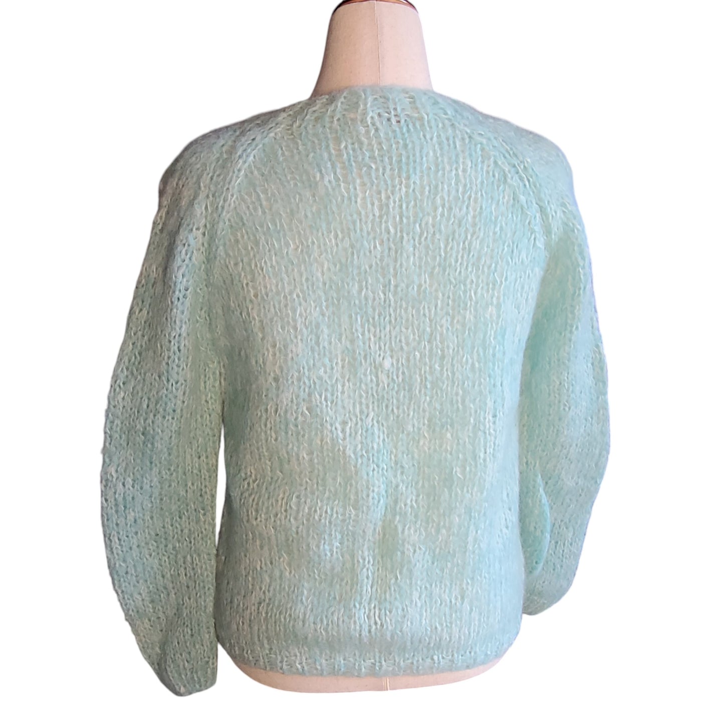 Hand Knitted 60s Cardigan | Made in Italy | Size Large