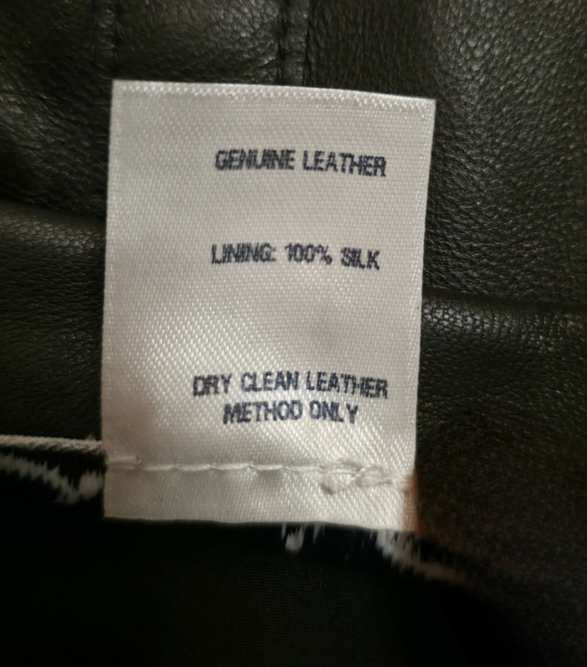 Oscar de la Rental Black Leather Drop Waist Skirt - Fall 2009 Collection