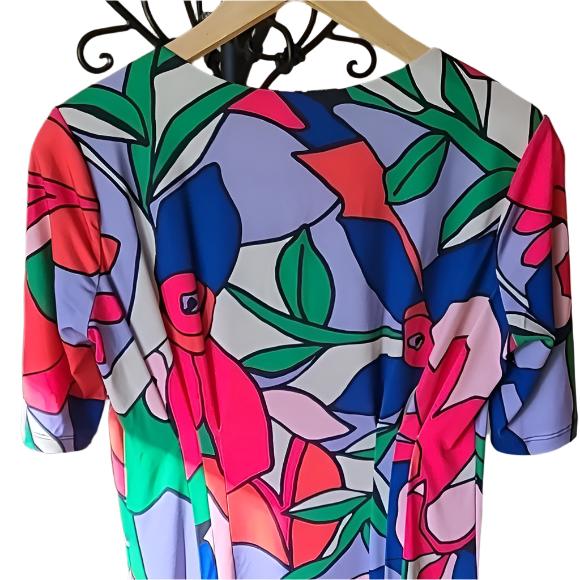 NWT Catherine Malandrino Floral Abstract Print Dress | Size Small