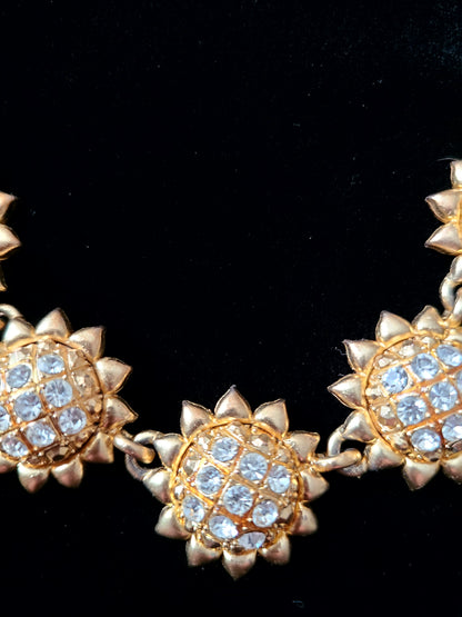 Sunflower Necklace 16"