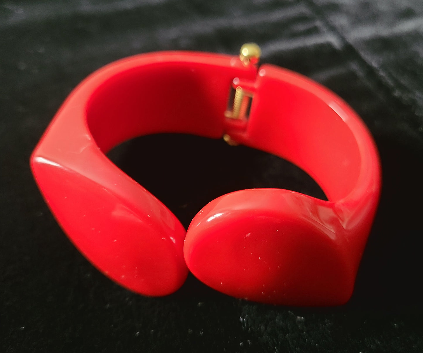 Angela Caputi Red Clamper Bracelet