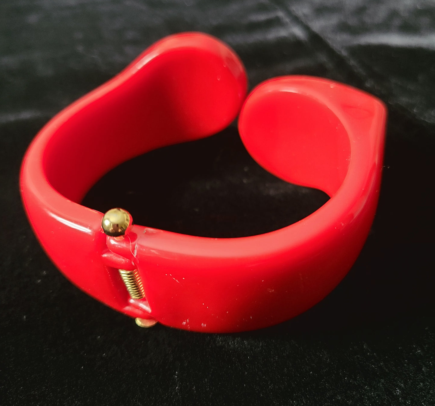 Angela Caputi Red Clamper Bracelet