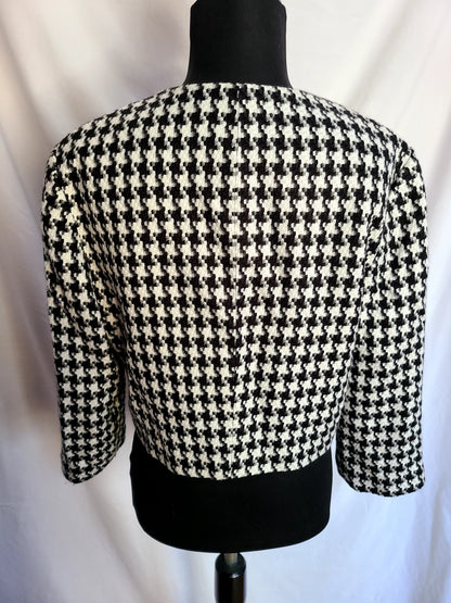 Karl Lagerfeld Brand Crop Jacket | Size Medium