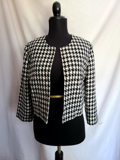 Karl Lagerfeld Brand Crop Jacket | Size Medium