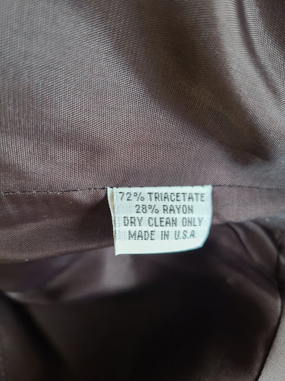 Vintage 80s Zelda Jacket Brown Size 8
