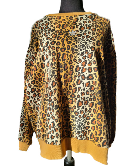 Adidas Brand Animal Print Sweatshirt Size Small