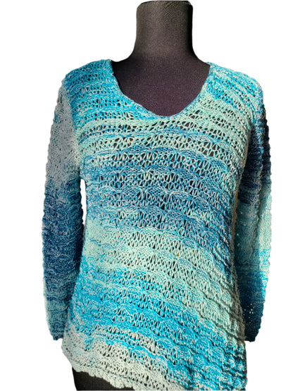 Curio New York Open Weave Sweater | Size Small