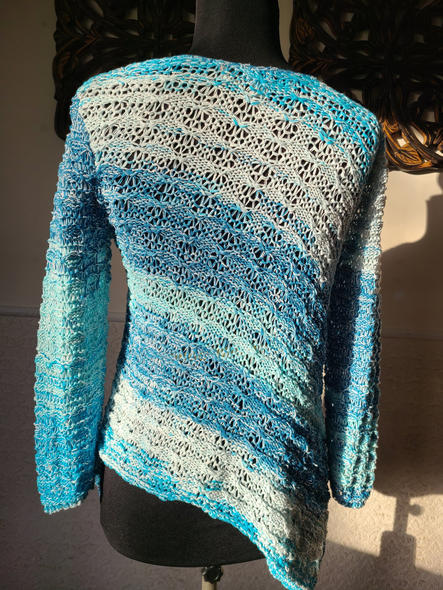 Curio New York Open Weave Sweater | Size Small