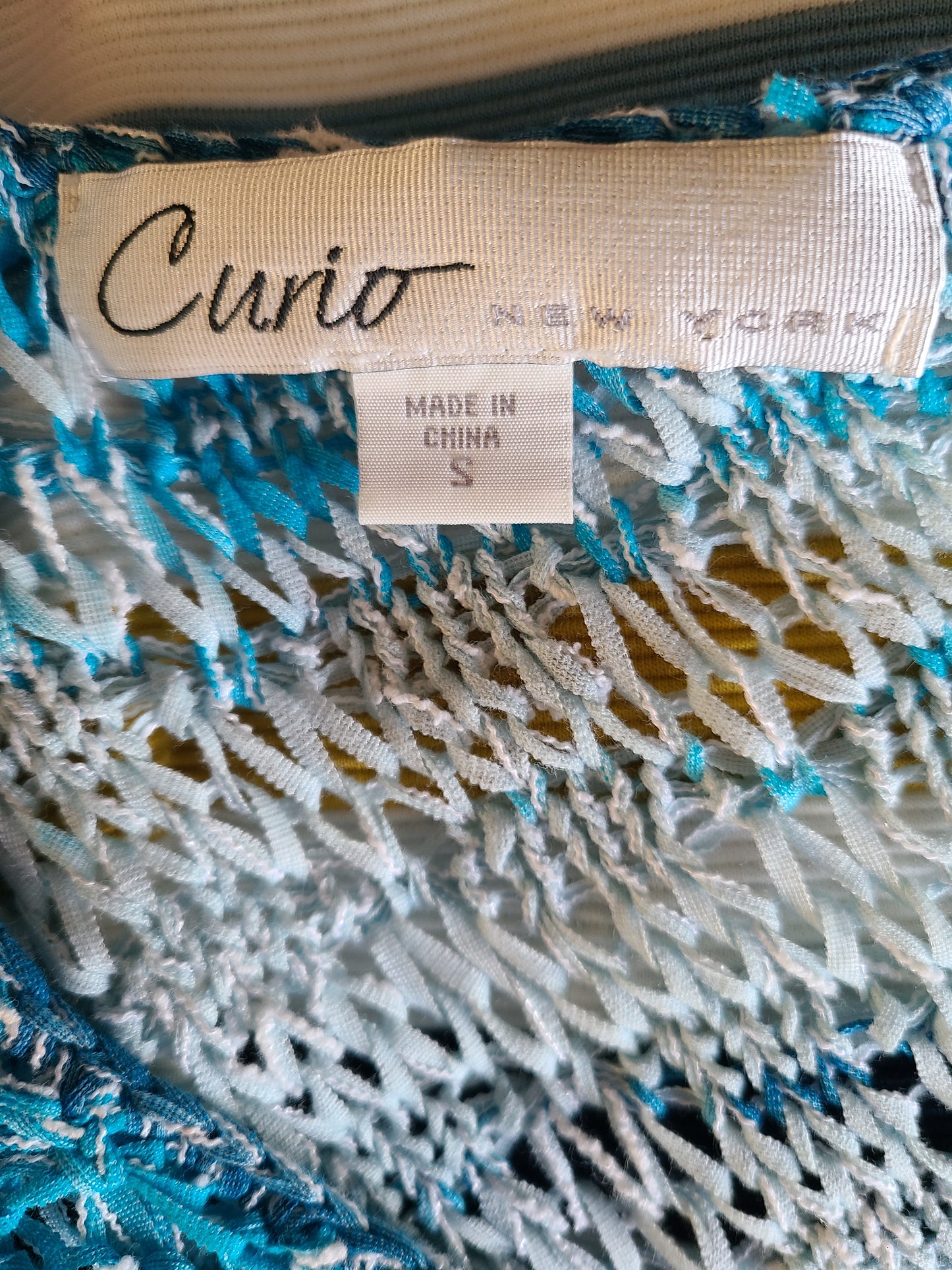 Curio New York Open Weave Sweater | Size Small
