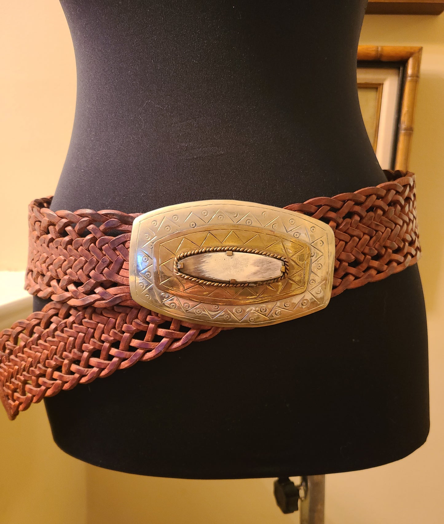 Soussan Designs Western Core Woven Leather Belt