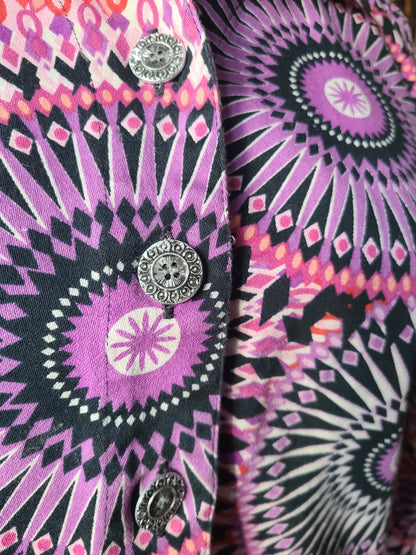 Lifestyle Brand  Psychedelic Print Jacket | Size PM