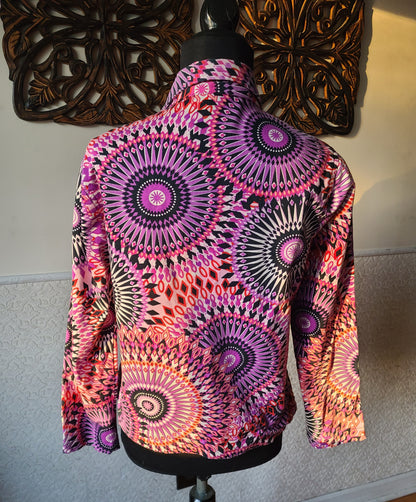 Lifestyle Brand  Psychedelic Print Jacket | Size PM