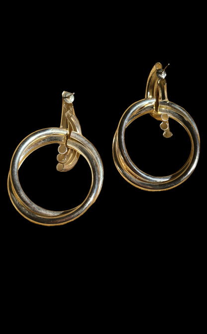 VINTAGE | Sterling Silver Hoop Earrings