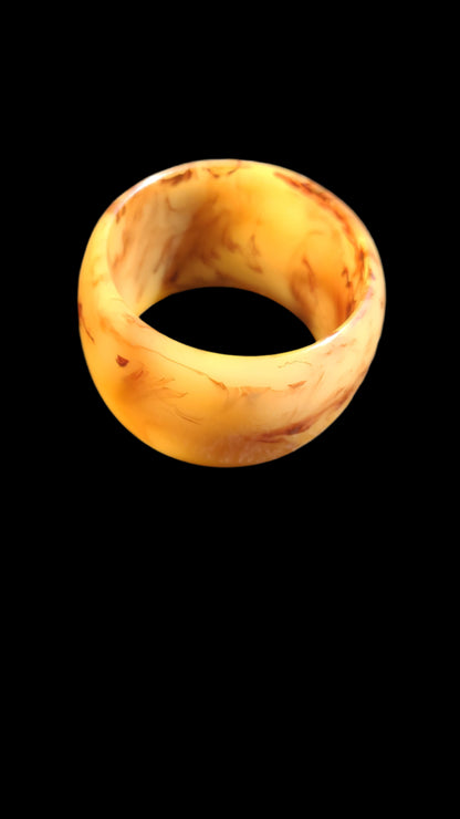 Acrylic Marbled Bangle Bracelet