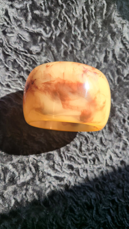 Acrylic Marbled Bangle Bracelet