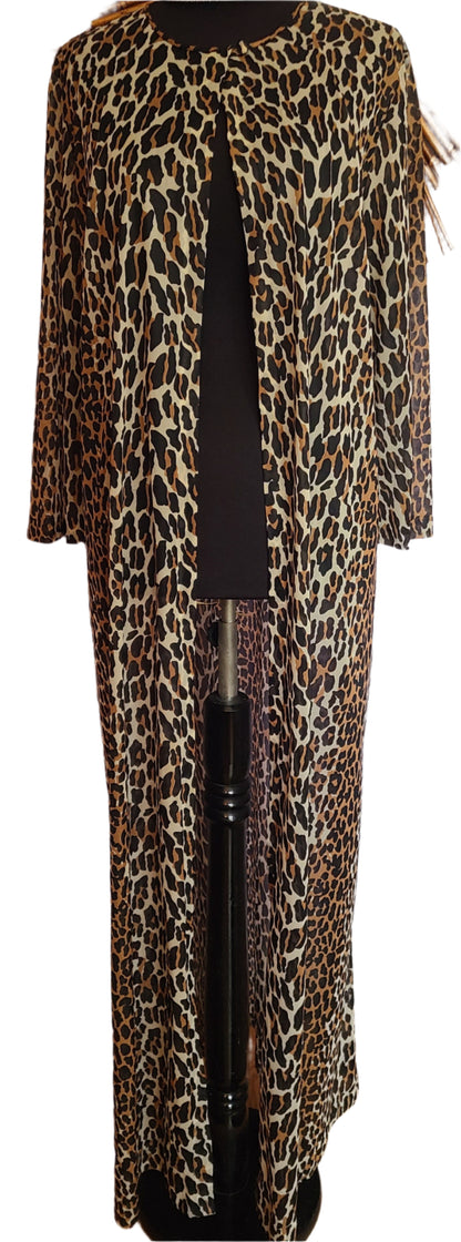 VINTAGE | Cheetah Print Duster