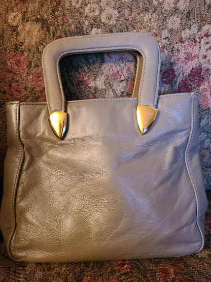 VINTAGE | Mushroom Gray Handbag