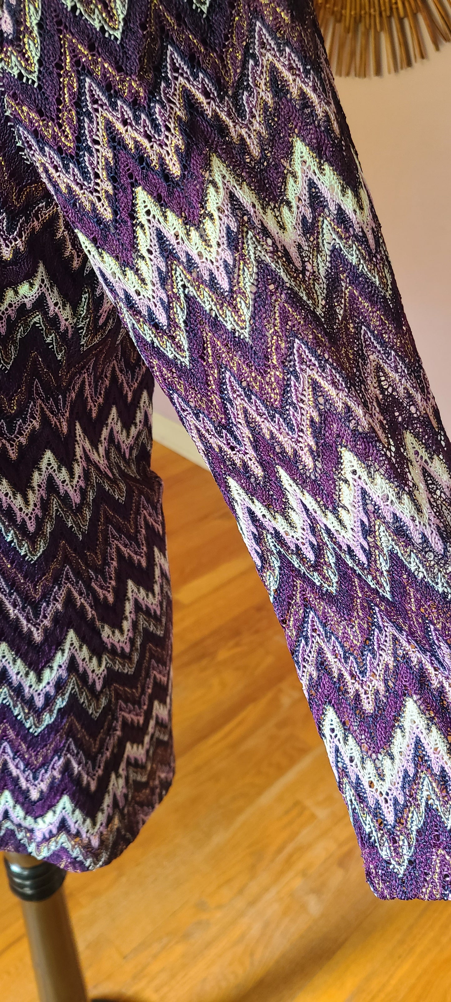 Roz Ali Chevron Print Sweater | Size Medium