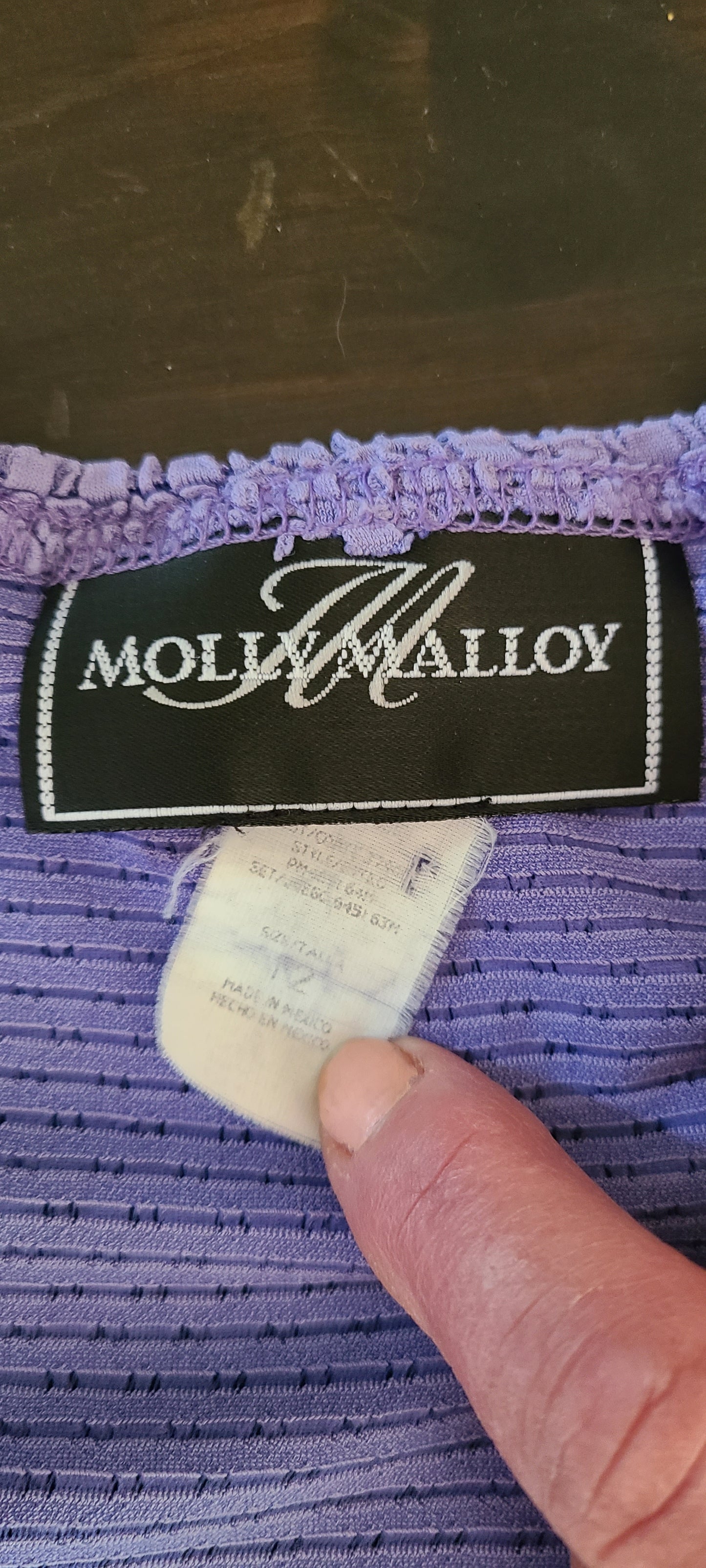 VINTAGE Molly Malloy Lavender Cardigan